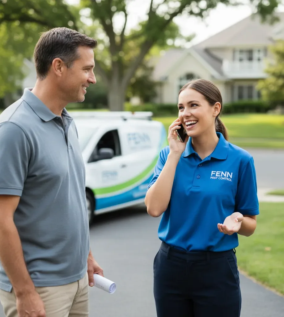 Fenn Pest Control customer support in Stowe